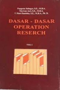 Dasar Dasar Operations Research