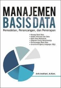 Manajemen Basis Data Pemodelan, Perancangan Dan Penerapan