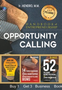 Handbook of Entrepreneurship - Opportunity Calling